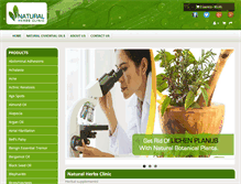 Tablet Screenshot of naturalherbsclinic.com